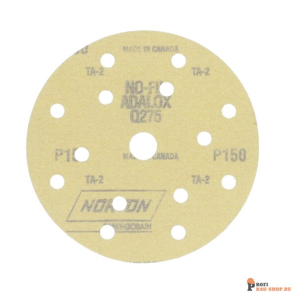 nortonschleifmittel/NORTON_schleifmittel_77696088145 Discs Selfgrip Norton Pro Film 15x18 Grit 150 14 holes_148822